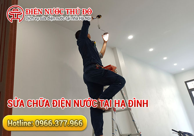 Sửa chữa điện nước tại Hạ Đình