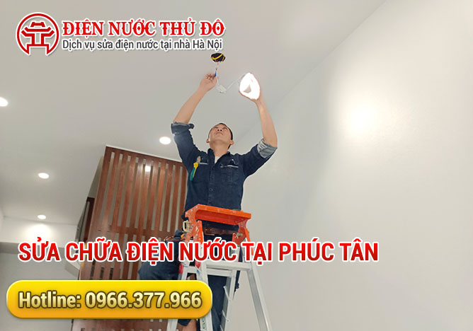 Sửa chữa điện nước tại Phúc Tân