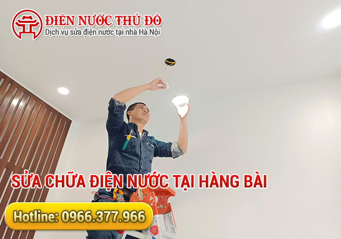 Sửa chữa điện nước tại Hàng Bài