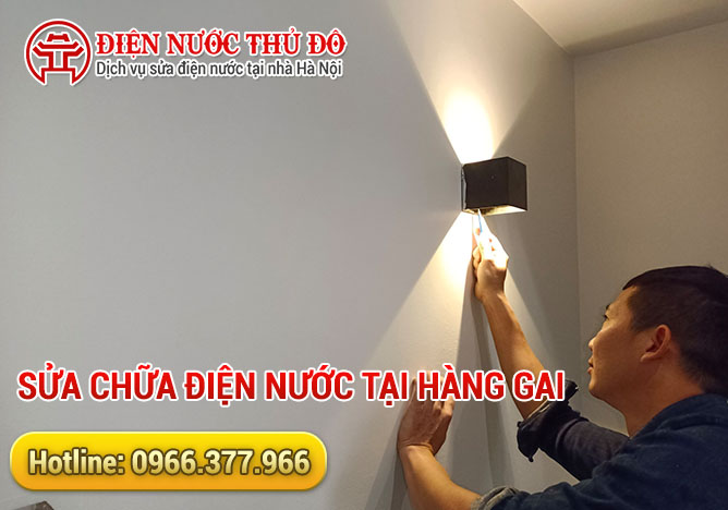 Sửa chữa điện nước tại Hàng Gai