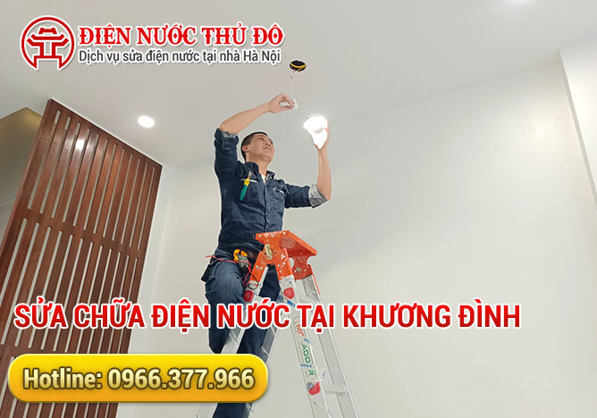 Sửa chữa điện nước tại Khương Đình