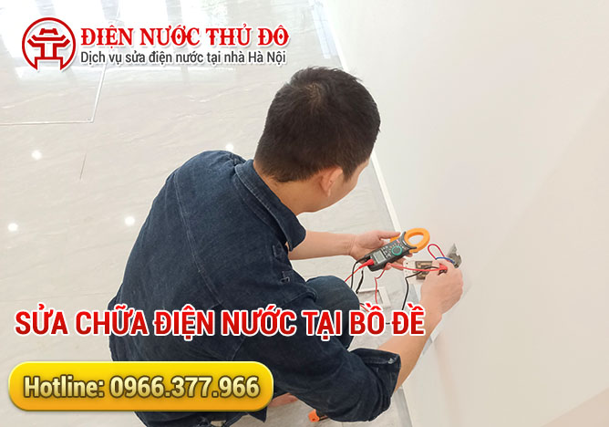 Sửa chữa điện nước tại Bồ Đề