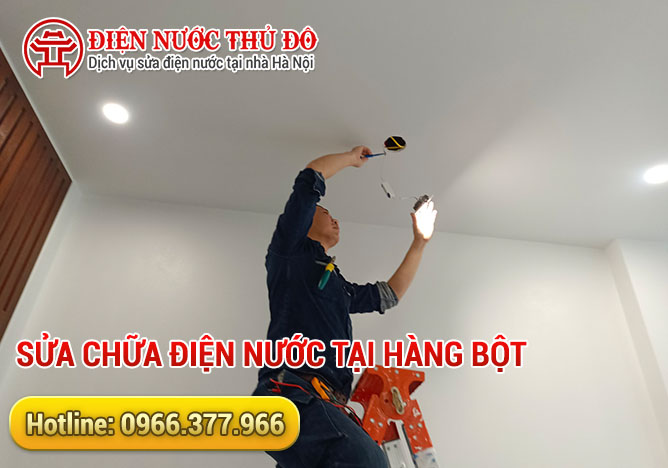 Sửa chữa điện nước tại Hàng Bột