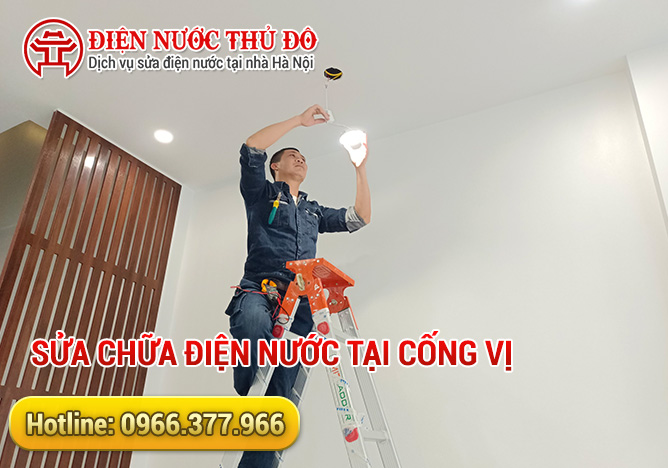 Sửa chữa điện nước tại Cống Vị