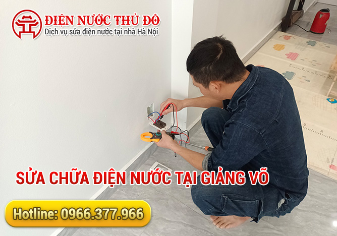 Sửa chữa điện nước tại Giảng Võ