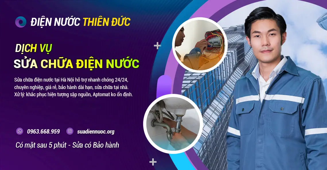 Dịch vụ Sửa chữa điện nước tại Hà Nội
