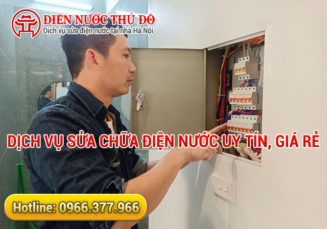 Dịch vụ sửa chữa điện nước uy tín, giá rẻ